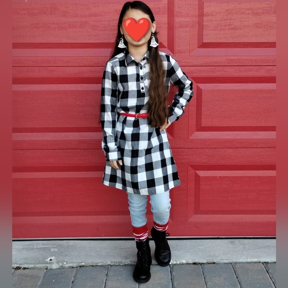 Buffalo Plaid Dress - Picture 5 of 6